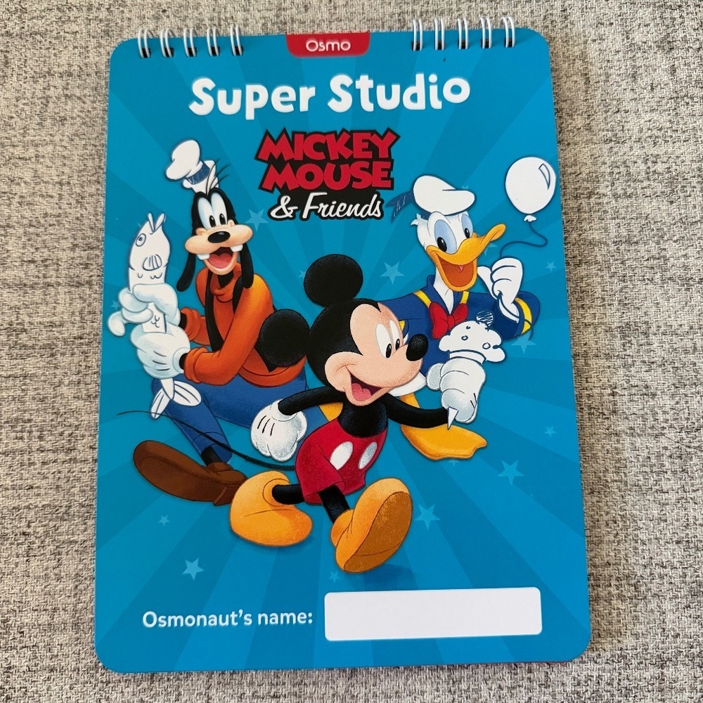 Osmo Disney Super Studio Mickey Mouse & Friends Drawing Sketchpad - Book Only